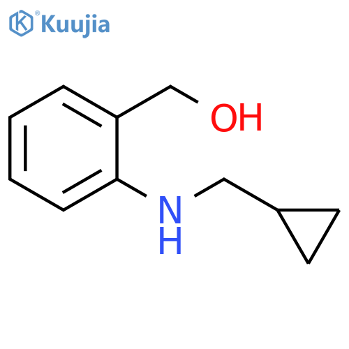 {2-[(Cyclopropylmethyl)amino]phenyl}methanol structure