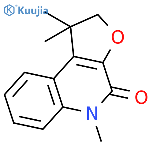 1,1,5-Trimethyl-1,2-dihydrofuro[2,3-c]quinolin-4(5H)-one structure