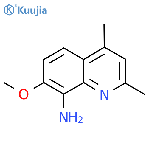 7-Methoxy-2,4-dimethylquinolin-8-amine structure