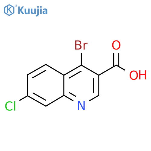 4-Bromo-7-chloroquinoline-3-carboxylic acid structure