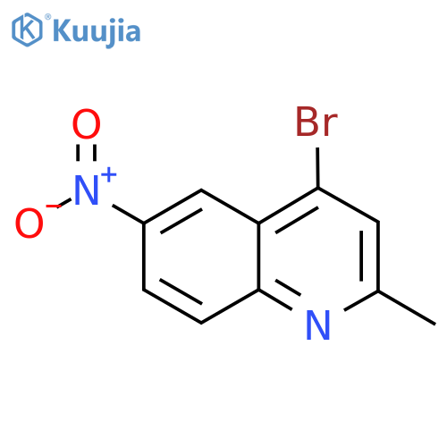 4-Bromo-2-methyl-6-nitroquinoline structure