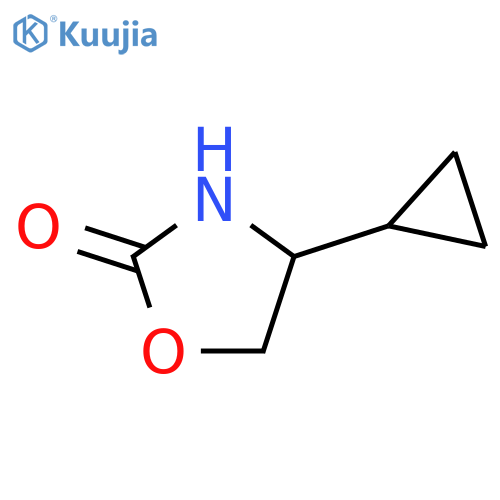4-cyclopropyl-1,3-oxazolidin-2-one structure