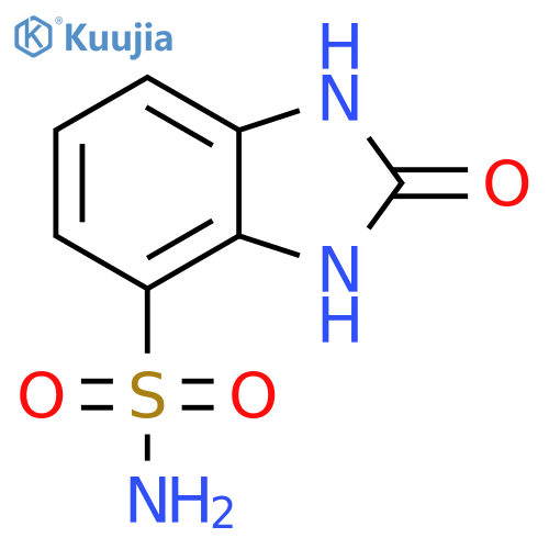 2-Hydroxy-1H-benzoimidazole-4-sulfonic acid amide structure