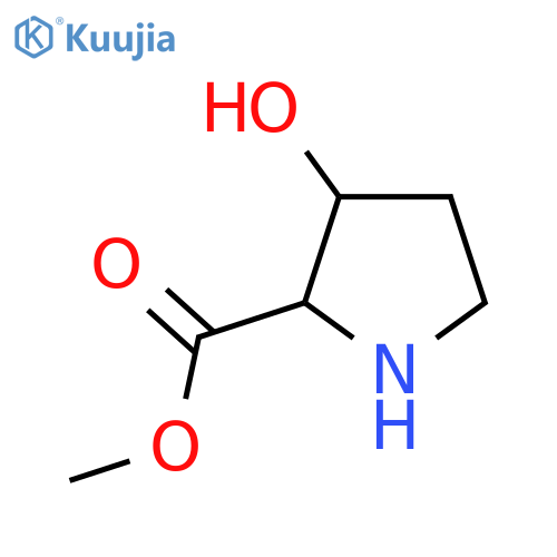 Methyl 3-hydroxypyrrolidine-2-carboxylate structure