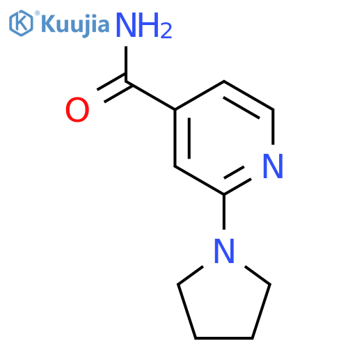 2-Pyrrolidin-1-ylisonicotinamide structure