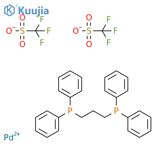 Pd(OTf)2(dippp) structure