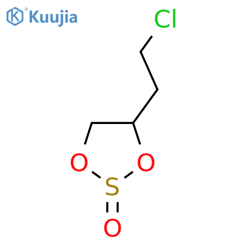 4-(2-Chloroethyl)-1,3,2-dioxathiolane 2-oxide structure