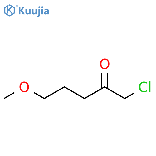 1-chloro-5-methoxypentan-2-one structure