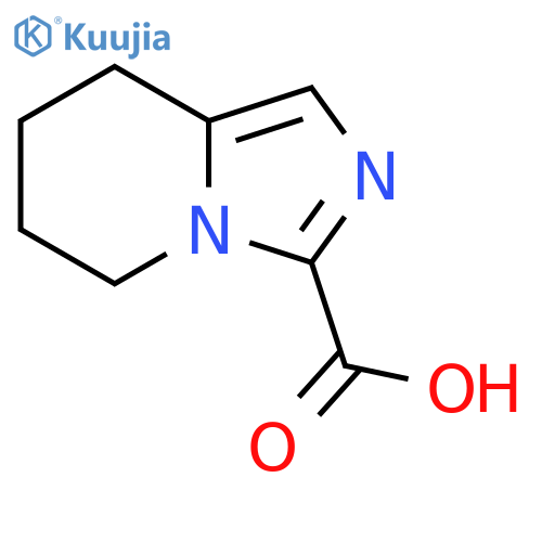 5,6,7,8-Tetrahydroimidazo[1,5-a]pyridine-3-carboxylic acid structure