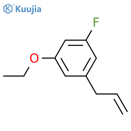 1-ethoxy-3-fluoro-5-prop-2-enylbenzene structure
