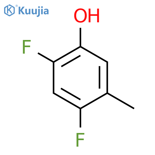 2,4-Difluoro-5-methylphenol structure