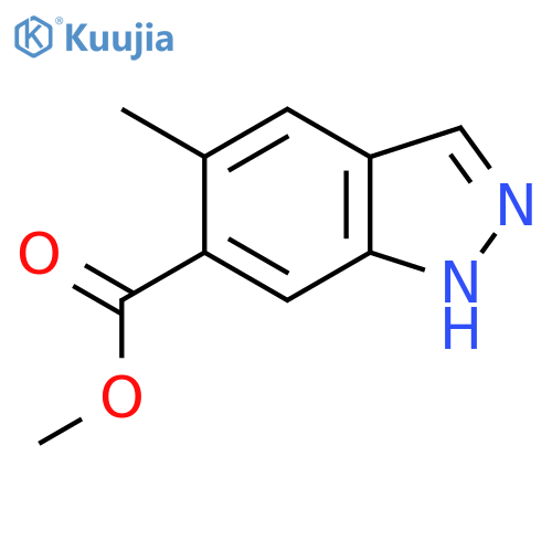 Methyl 5-methyl-1H-indazole-6-carboxylate structure