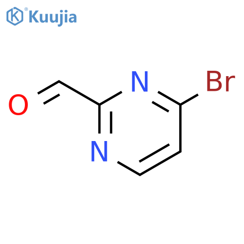 4-bromopyrimidine-2-carbaldehyde structure