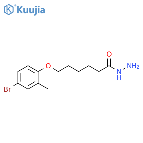 6-(4-Bromo-2-methyl-phenoxy)-hexanoic acid hydrazide structure
