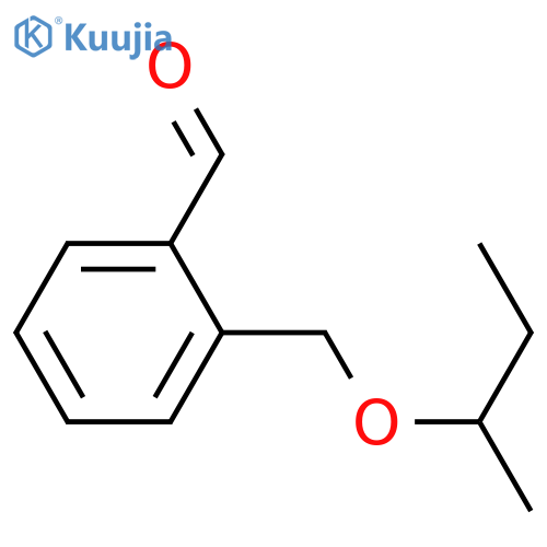 2-(butan-2-yloxymethyl)benzaldehyde structure