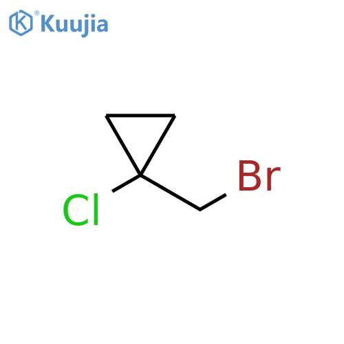1-(bromomethyl)-1-chlorocyclopropane structure