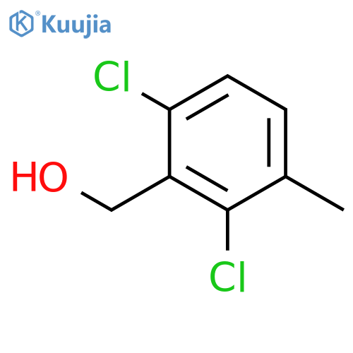 (2,6-Dichloro-3-methylphenyl)methanol structure