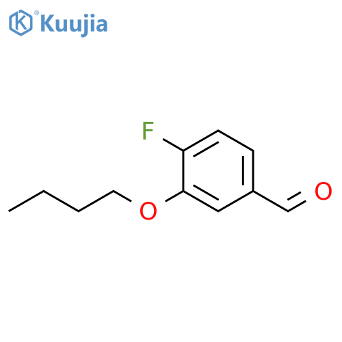 3-Butoxy-4-fluorobenzaldehyde structure