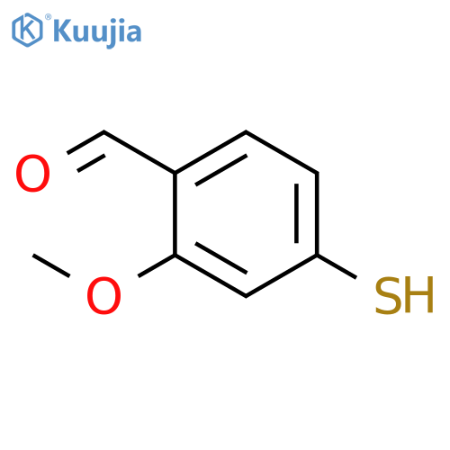 4-Mercapto-2-methoxybenzaldehyde structure