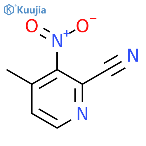 4-Methyl-3-nitropicolinonitrile structure