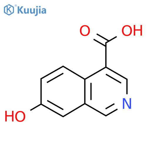 7-Hydroxyisoquinoline-4-carboxylic acid structure