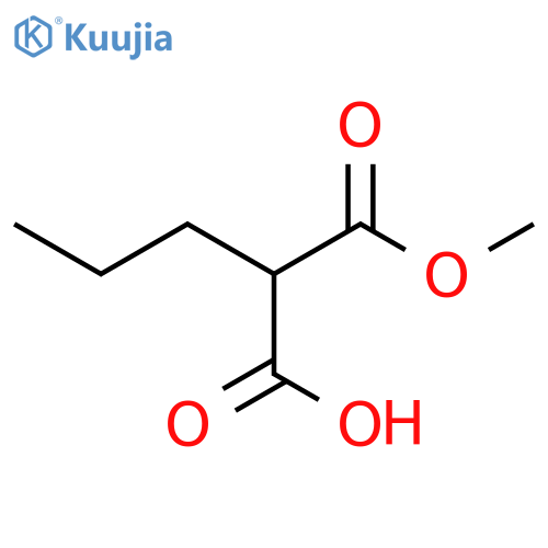 2-(methyl carboxy)pentanoic acid structure