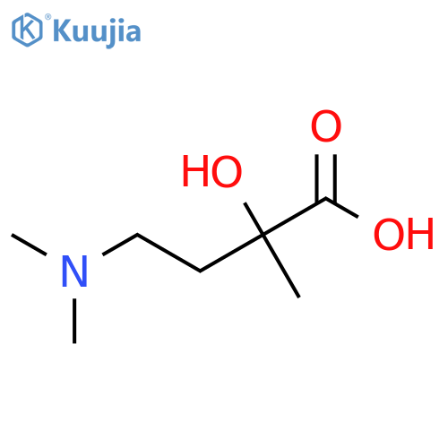 4-(Dimethylamino)-2-hydroxy-2-methylbutanoic acid structure