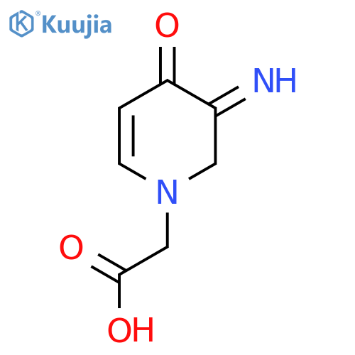 2-(3-Imino-4-oxo-1,2,3,4-tetrahydropyridin-1-yl)acetic acid structure