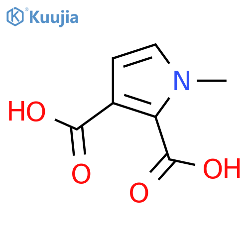 1H-Pyrrole-2,3-dicarboxylic acid; N-Me structure