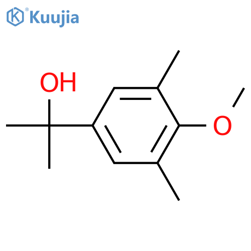 2-(4-methoxy-3,5-dimethylphenyl)propan-2-ol structure