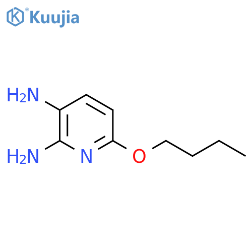 6-butoxypyridine-2,3-diamine structure