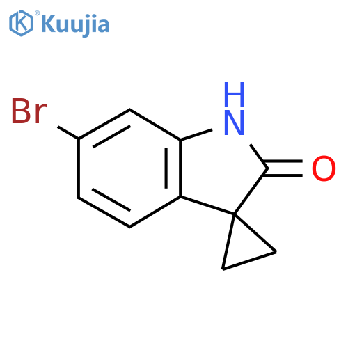 6'-bromo-1',2'-dihydrospiro[cyclopropane-1,3'-indole]-2'-one structure