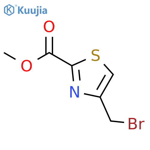 methyl 4-(bromomethyl)thiazole-2-carboxylate structure