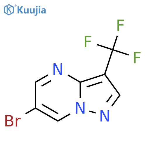 6-Bromo-3-(trifluoromethyl)pyrazolo[1,5-a]pyrimidine structure