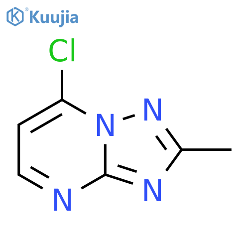 7-chloro-2-methyl-1,2,4triazolo1,5-apyrimidine structure