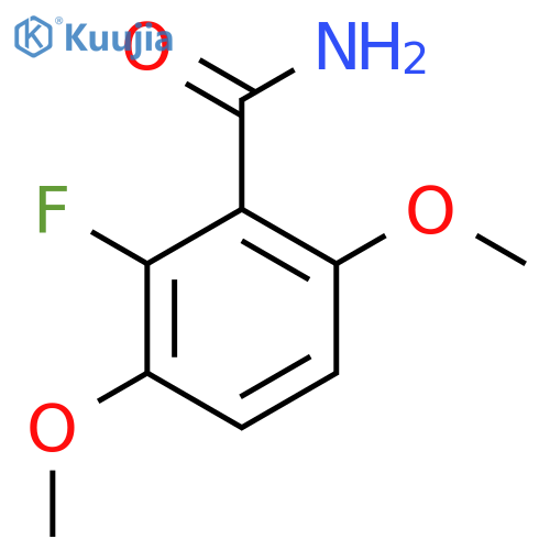 3,6-Dimethoxy-2-fluorobenzamide structure
