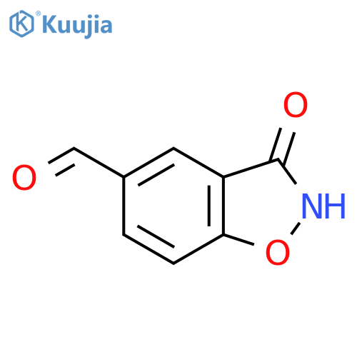 3-hydroxy-1,2-benzoxazole-5-carbaldehyde structure