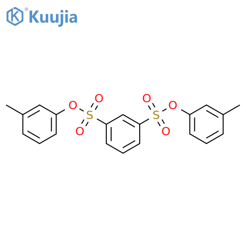 1,3-Benzenedisulfonic acid, bis(3-methylphenyl) ester structure
