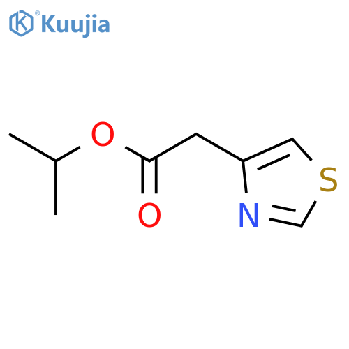 4-Thiazoleacetic acid, 1-methylethyl ester structure