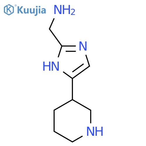 4-(piperidin-3-yl)-1H-imidazol-2-ylmethanamine structure