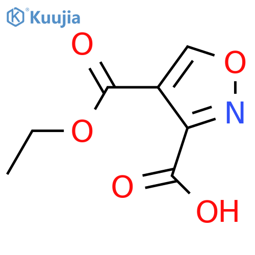 4-(ethoxycarbonyl)-1,2-oxazole-3-carboxylic acid structure