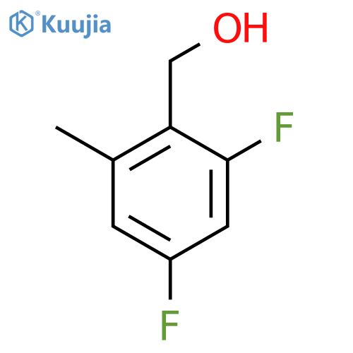 (2,4-Difluoro-6-methylphenyl)methanol structure