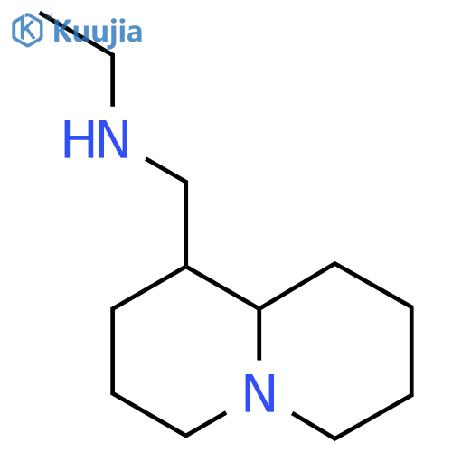 N-(Octahydro-2H-quinolizin-1-ylmethyl)-1-ethanamine structure