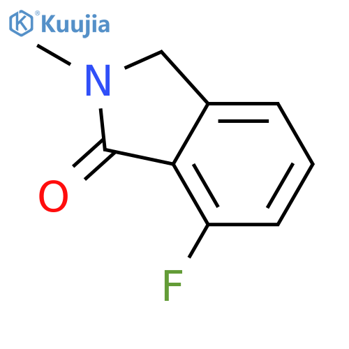 7-Fluoro-2-methylisoindolin-1-one structure