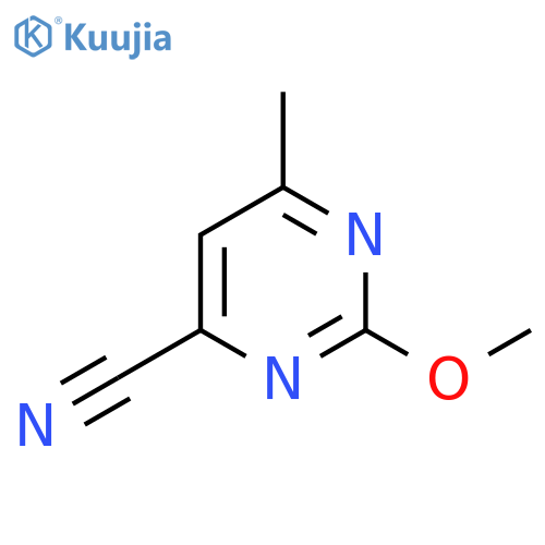 2-Methoxy-6-methylpyrimidine-4-carbonitrile structure