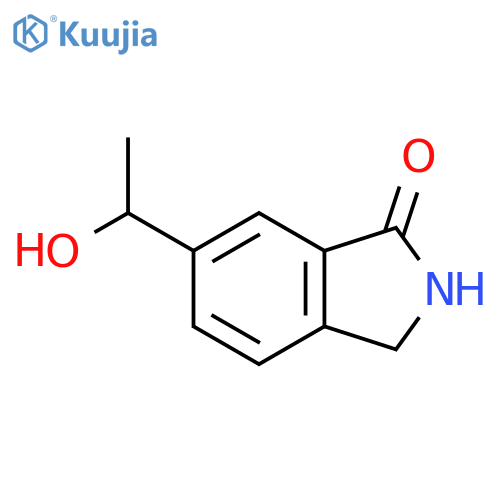 6-(1-Hydroxyethyl)isoindolin-1-one structure