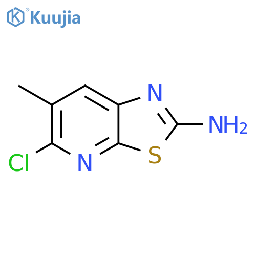 5-Chloro-6-methylthiazolo[5,4-b]pyridin-2-amine structure