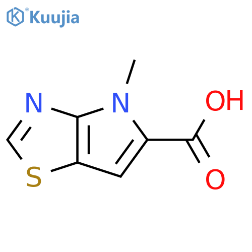 4-methylpyrrolo[2,3-d]thiazole-5-carboxylic acid structure