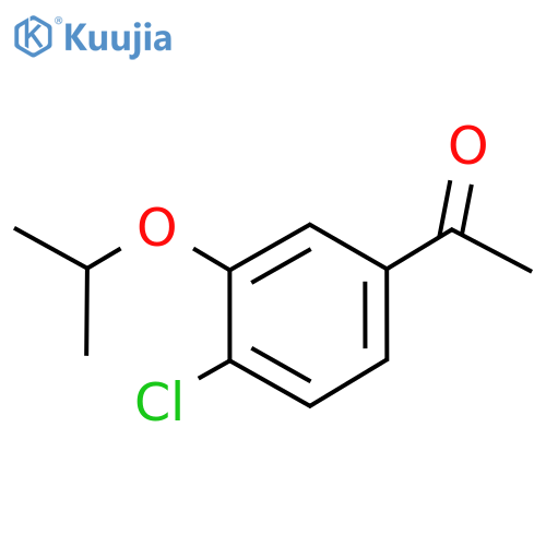 1-(4-Chloro-3-isopropoxyphenyl)ethanone structure