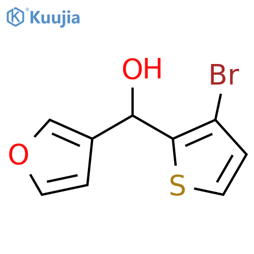 (3-bromothiophen-2-yl)-(furan-3-yl)methanol structure